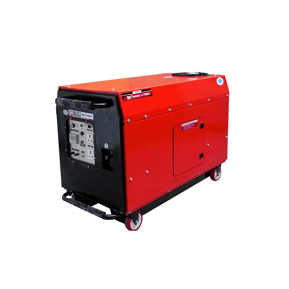 7 KVA Generator, Model Silent GE-7500PS, Petrol Run, Recoil & Self Start
